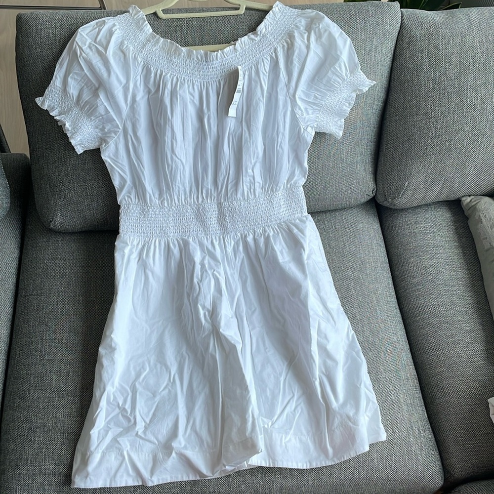 J Crew White dress size s